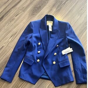 NWT L'Agence Gold Button Blazer - Size 2